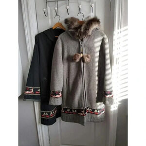 Kerr's fur parka and removable jacket